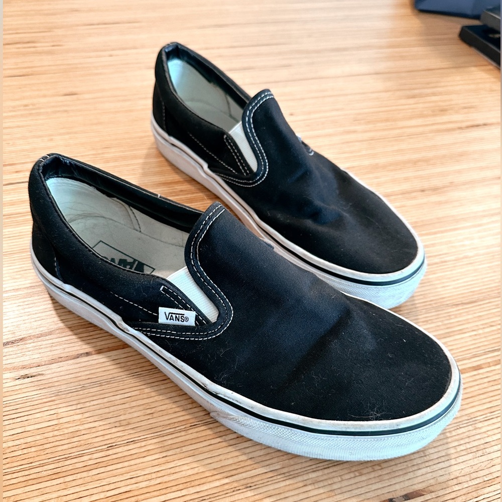 Vans Classic Black Slip-On Shoes